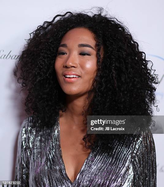 Singer Judith Hill attends A Gala to honor Avi Lerner and Millennium Films at The Beverly Hills Hotel on April 16, 2016 in Beverly Hills, California.