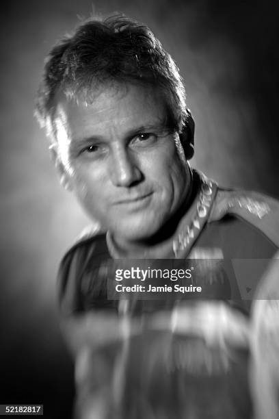 Ricky Rudd, driver of the Wood Brothers Motorcraft Ford, poses during Media Day for the NASCAR Nextel Cup Daytona 500 on February 10, 2005 at the...