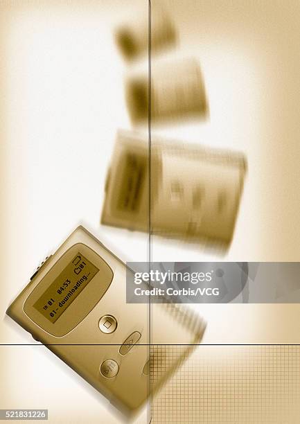 mp3 players - corbis stock illustrations