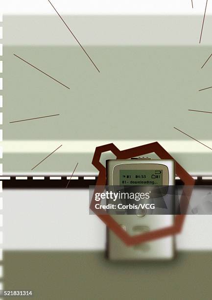 mp3 sounds - corbis stock illustrations