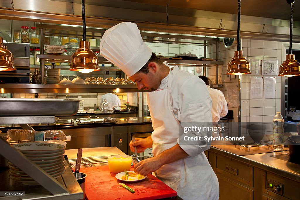 France, Marne, Reims, Chateau les Crayeres Restaurant