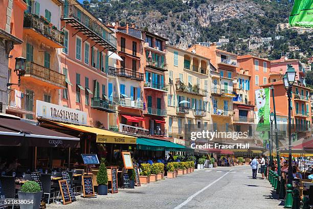 villefranche-sur-mer - costa azzurra foto e immagini stock