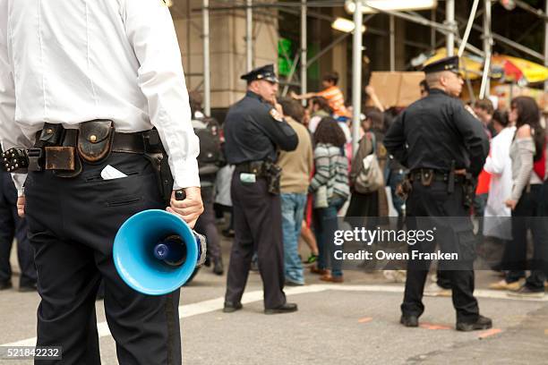 occupy wall street march on sixth avenue, nyc - occupy stock pictures, royalty-free photos & images