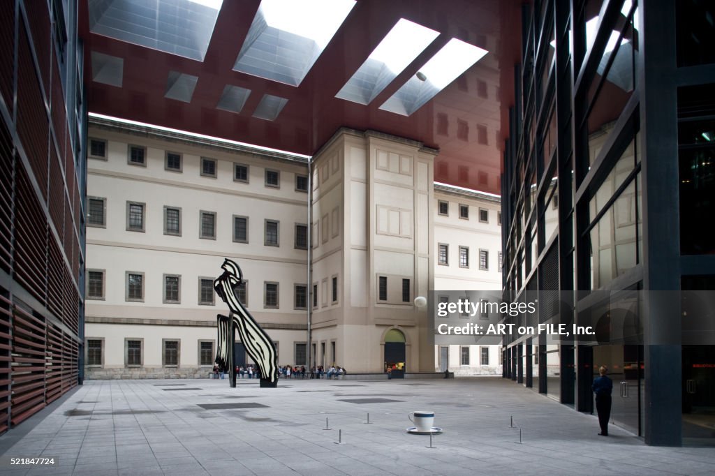 Courtyard of Museo Nacional Centro de Arte Reina Sofia