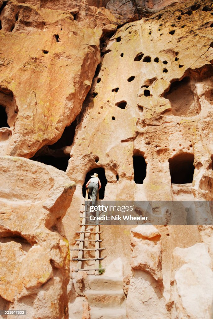 Anasazi Cliff Dwellings at Bandelier National Monument