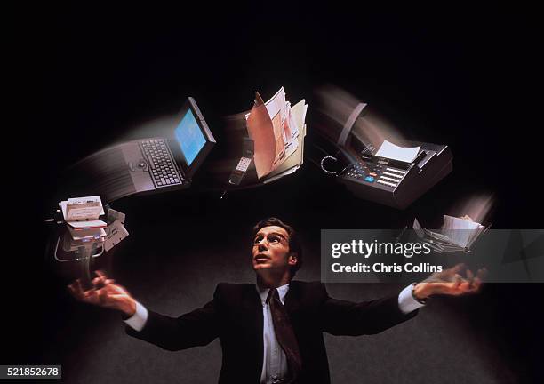 juggling businessman - juggling stock pictures, royalty-free photos & images