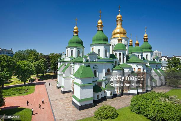 st. sophia's cathedral - kyiv stock pictures, royalty-free photos & images