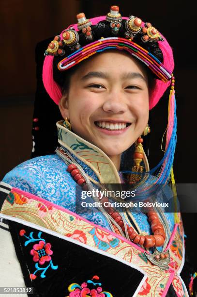 young tibetan woman - kham stock pictures, royalty-free photos & images