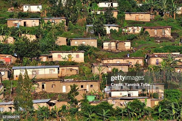 gisenyi - border town to goma, dem. rep. congo - demokratische republik kongo stock-fotos und bilder