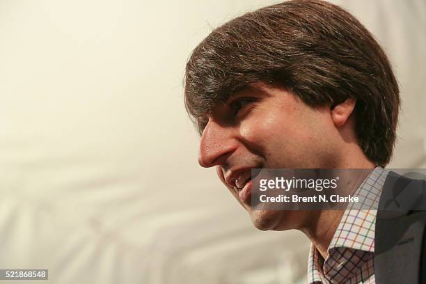 Demetri Martin attends the world premiere of "Dean" during the 2016 Tribeca Film Festival held at the SVA Theatre on April 16, 2016 in New York City.