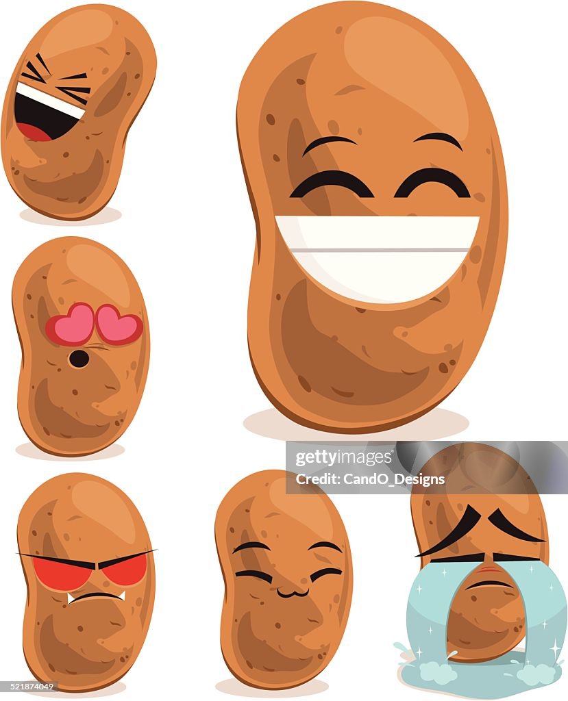 Simplot Potato Cartoon Potato Cartoon Set B High-Res Vector Graphic - Getty Images