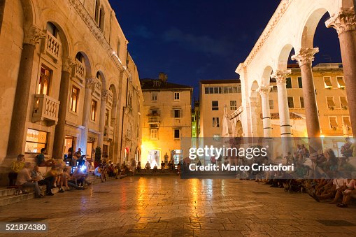 Peristyle. Diocletian's Palace. Split. Croatia. Europe