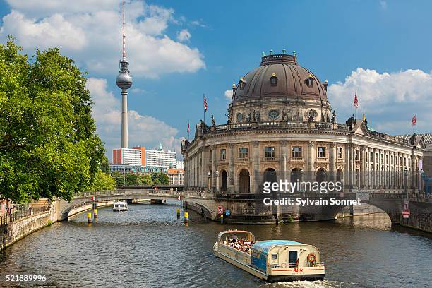 bode museum, museum island (museumsinsel), berlin, germany - berlin stock pictures, royalty-free photos & images