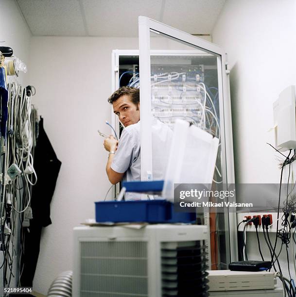 59 Vintage Computer Server Room Stock Photos, High-Res Pictures, and ...