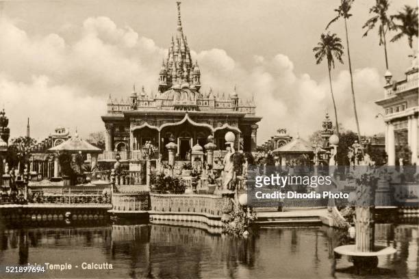 postcard of jain temple, calcutta kolkata, west bengal, india - jain temple stock-fotos und bilder