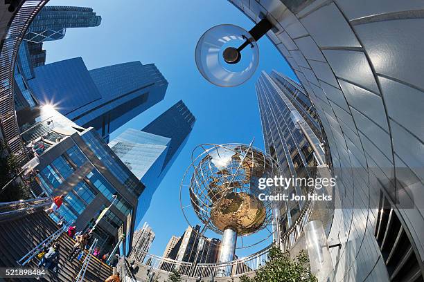 columbus circle. - time warner center stock pictures, royalty-free photos & images