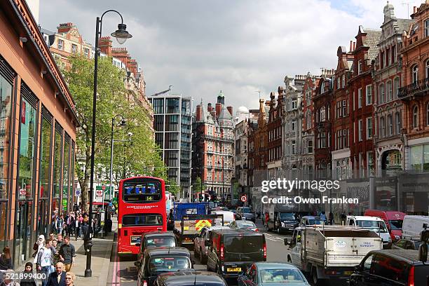 Brompton Rd London Brompton Road Knightsbridge Photos and Premium High Res Pictures ...