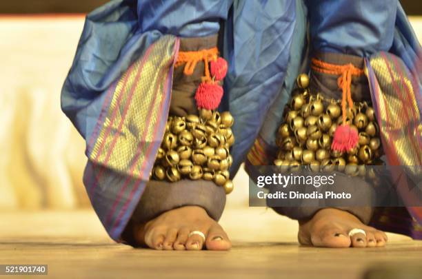dancer legs with ghungroo, jodhpur, rajasthan, india, asia - ghungroos stock pictures, royalty-free photos & images