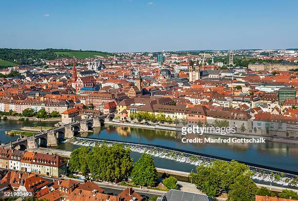 würzburg and the main river - würzburg stock pictures, royalty-free photos & images