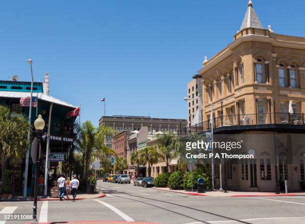 galveston historic district, texas - galveston texas stock pictures, royalty-free photos & images