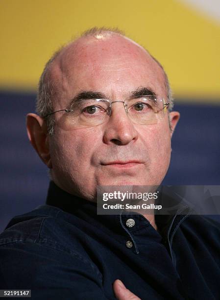 Actor Bob Hoskins attends the "Beyond The Sea" Press Conference during the 55th annual Berlinale International Film Festival on February 13, 2005 in...