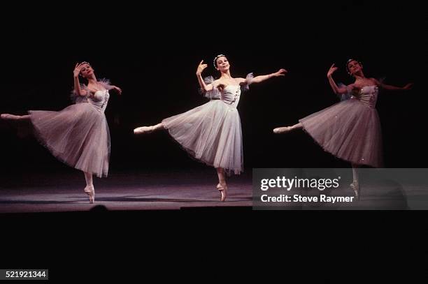 ballet dancers performing la sylphide - ballet dancers russia bildbanksfoton och bilder
