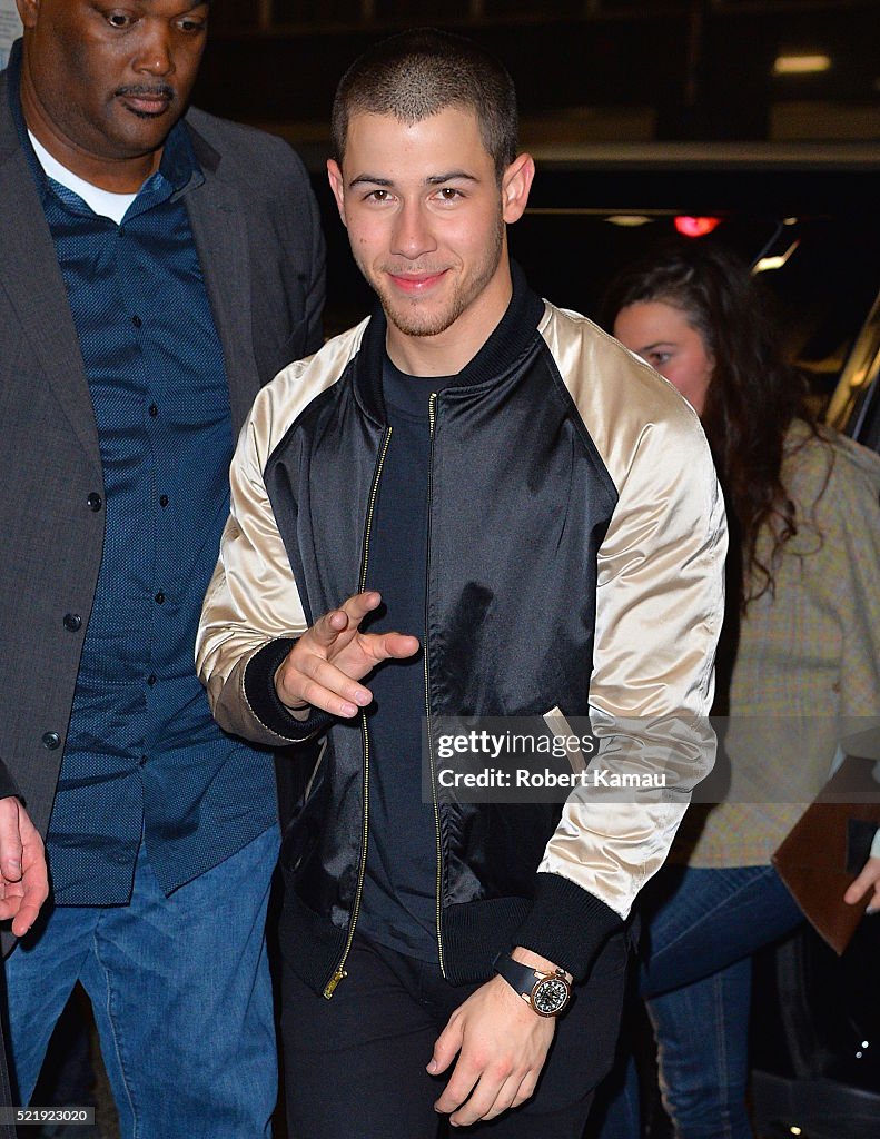 Celebrity Sightings in New York City - April 16, 2016