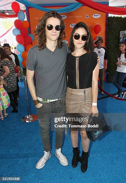 Actor Kyle Allen and actress Isabelle Fuhrman attend the John Varvatos 13th Annual Stuart House benefit presented by Chrysler with Kids' Tent by...