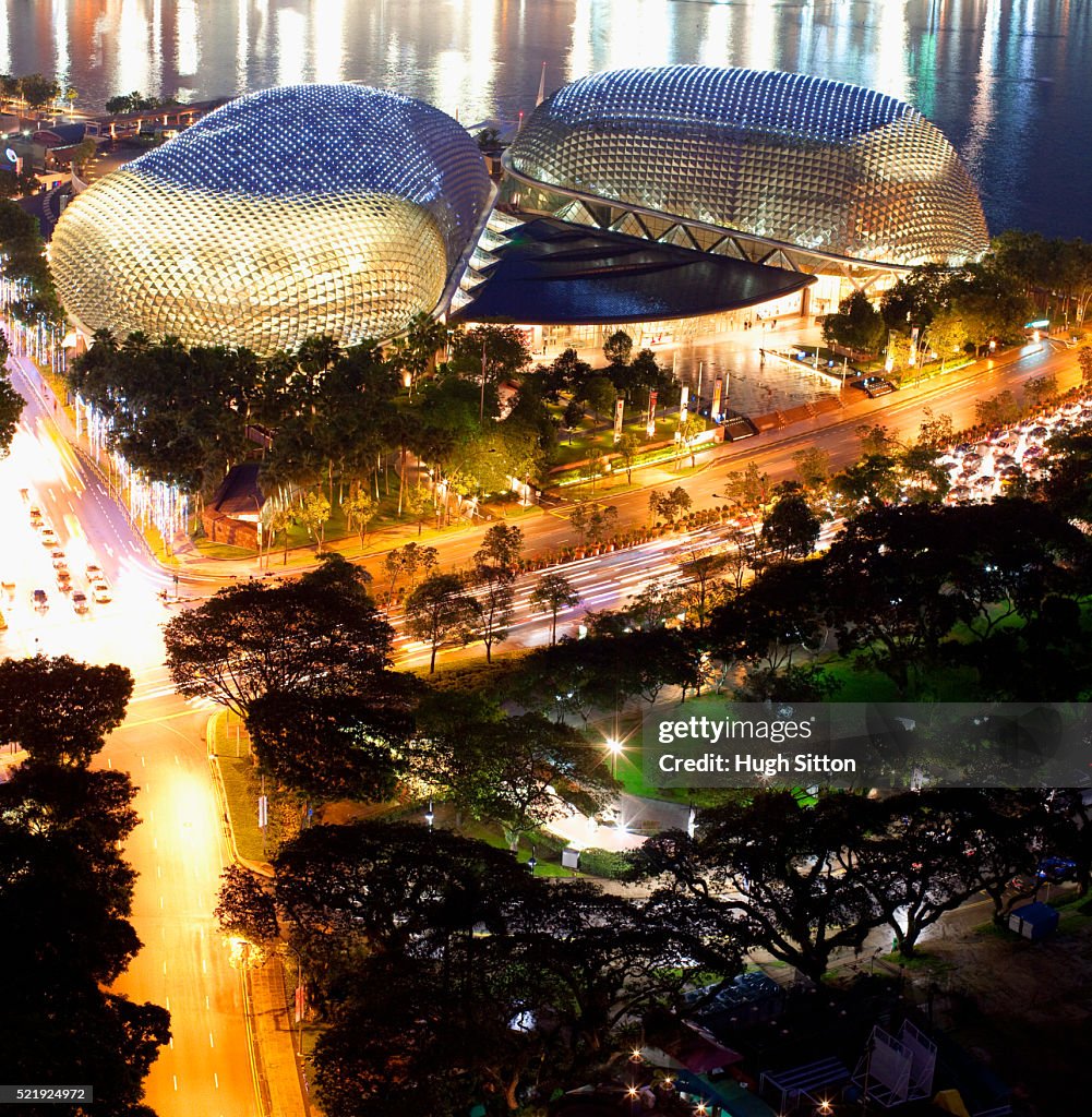 View of Esplanade: Theaters on the Bay