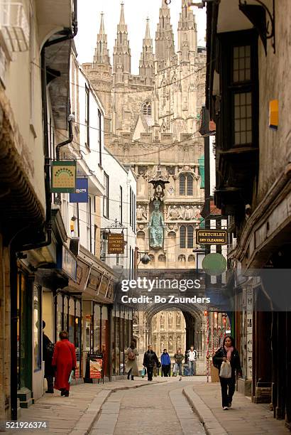 canterbury cathedral - canterbury cathedral stock pictures, royalty-free photos & images