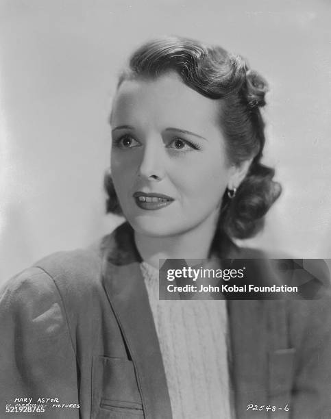 Actress Mary Astor , for Paramount Pictures, in a promotional shot for the movie 'Jennie Gerhardt', 1933.