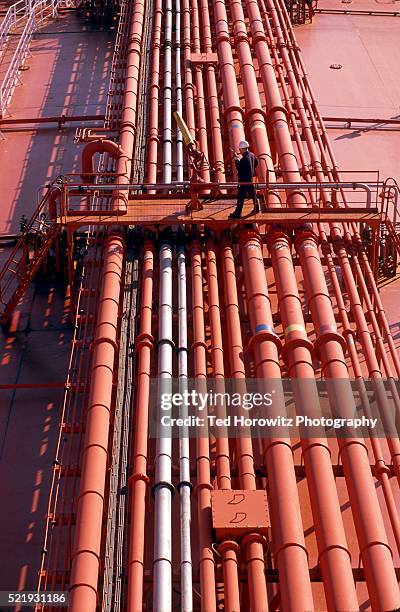 Mast Riser Tanker 742 Tanker Ship Deck Stock Photos, High-Res Pictures, and Images ...