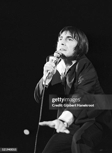 Serge Lama performs on stage in Amsterdam, Netherlands in 1972.