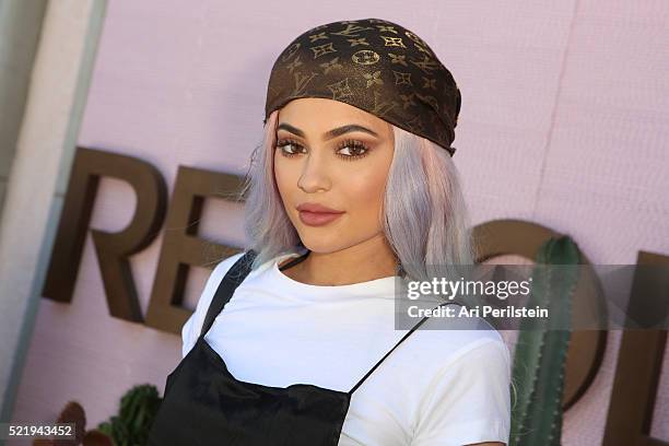 Personlity Kylie Jenner attends REVOLVE Desert House on April 17, 2016 in Thermal, California.