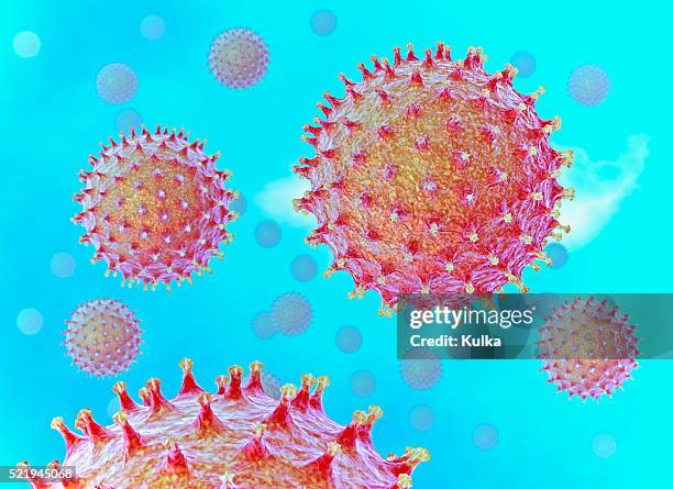 illustration of the norwalk virus - influenza virus stock pictures, royalty-free photos & images