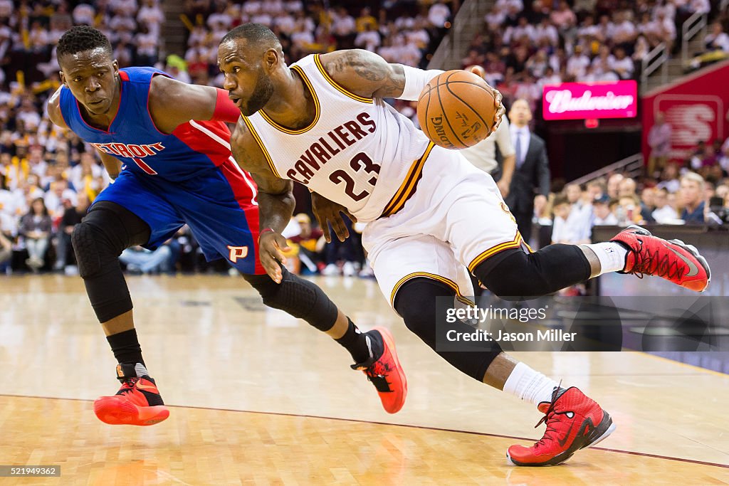 Detroit Pistons v Cleveland Cavaliers - Game One