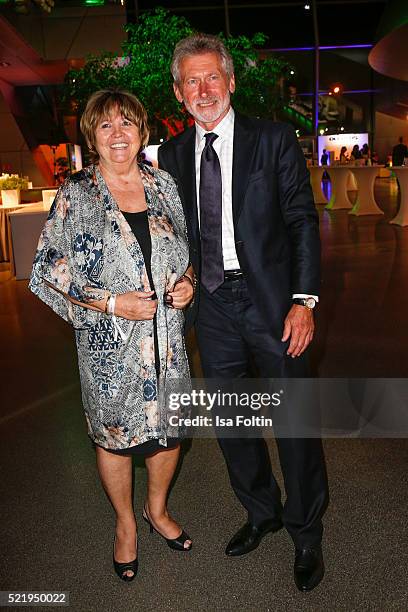 Hildegard Breitner and Paul Breitner attend the Felix Burda Award 2016 on April 17, 2016 in Munich, Germany.