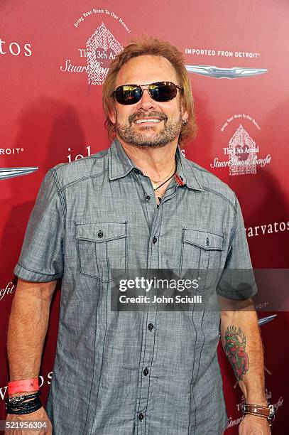 Recording artist Michael Anthony attends the John Varvatos 13th Annual Stuart House benefit presented by Chrysler with Kids' Tent by Hasbro Studios...