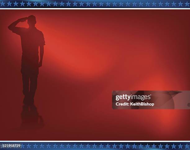 us military soldier, salute background - respect background stock illustrations