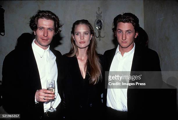 Gary Oldman, Robin Wright and Sean Penn circa 1990 in New York City.