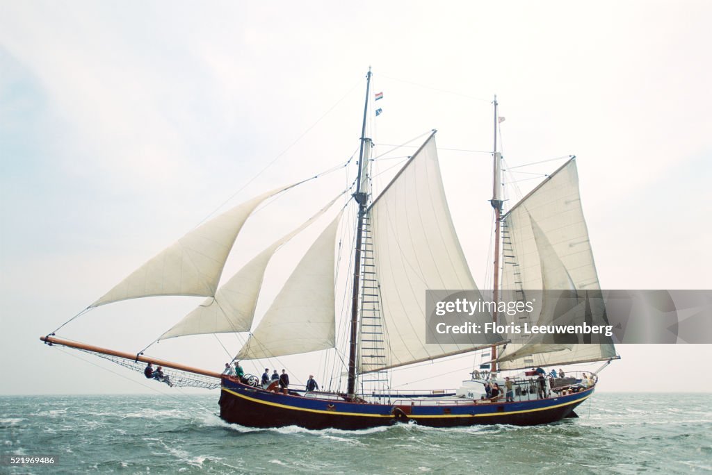 A Clipper at Full Sail