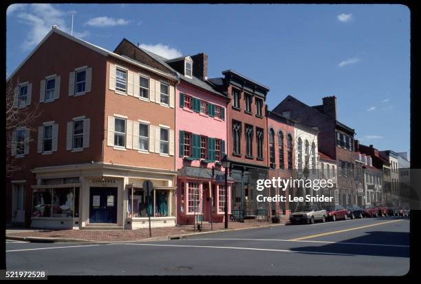 cameron street in alexandria - cidade velha imagens e fotografias de stock