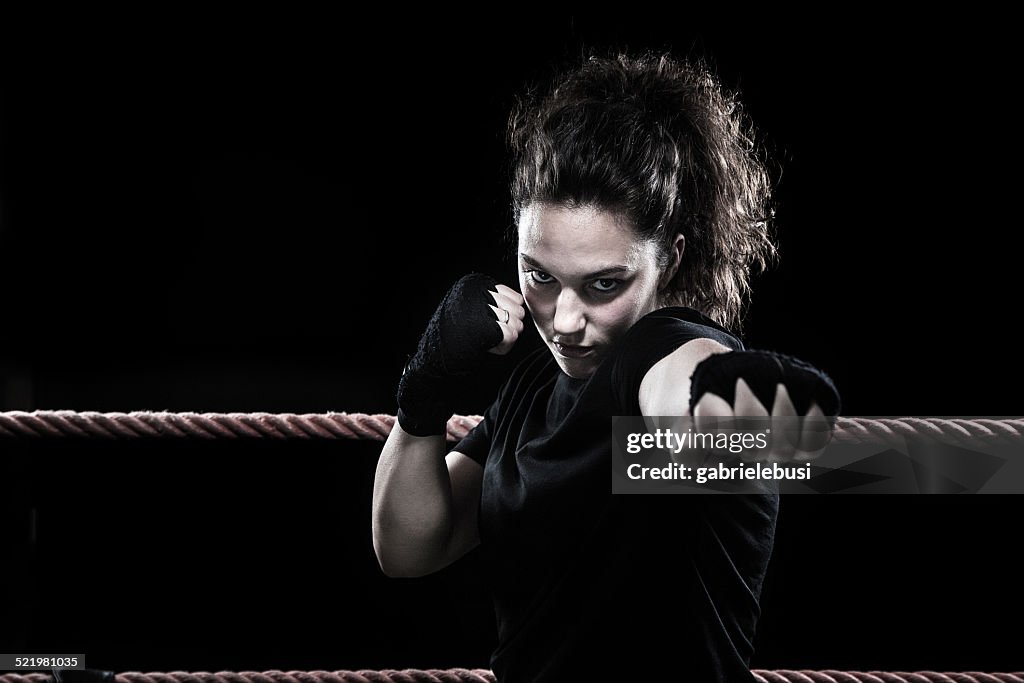 Female boxer