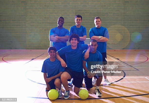 soccer team indoors - indian football stock pictures, royalty-free photos & images