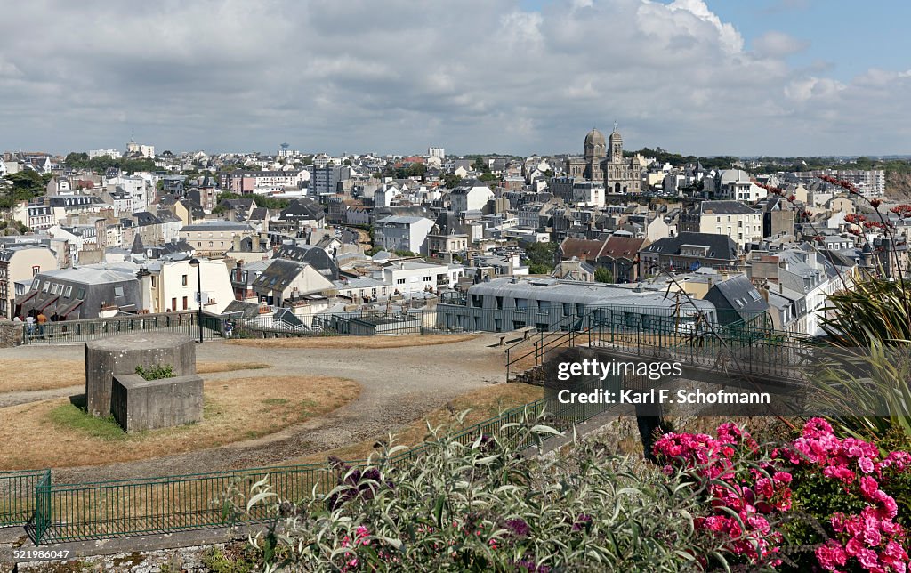The Granville lower town, Cotentin Peninsula, Departement Manche, Cotentin Peninsula, Lower Normandy, France