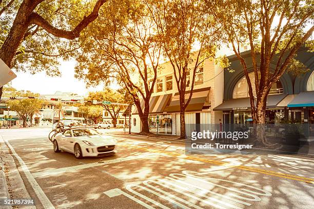 coconut grove, miami - coconut grove miami stock pictures, royalty-free photos & images