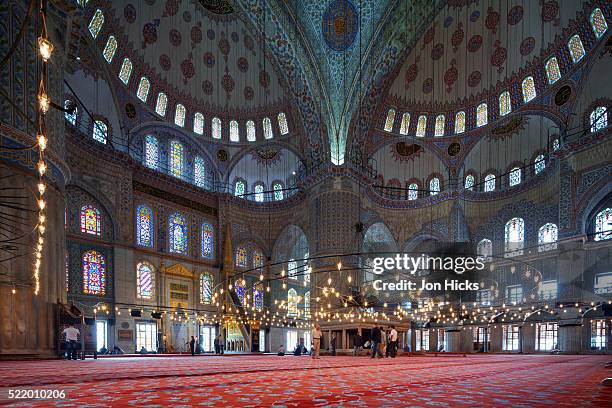 the blue mosque. - blue mosque stock pictures, royalty-free photos & images