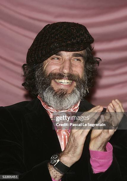 Actor Daniel Day-Lewis recieves the Berlinale Camera Award at "The Ballad Of Jack & Rose" Premiere at the Zoo Palast Theatre during the 55th annual...