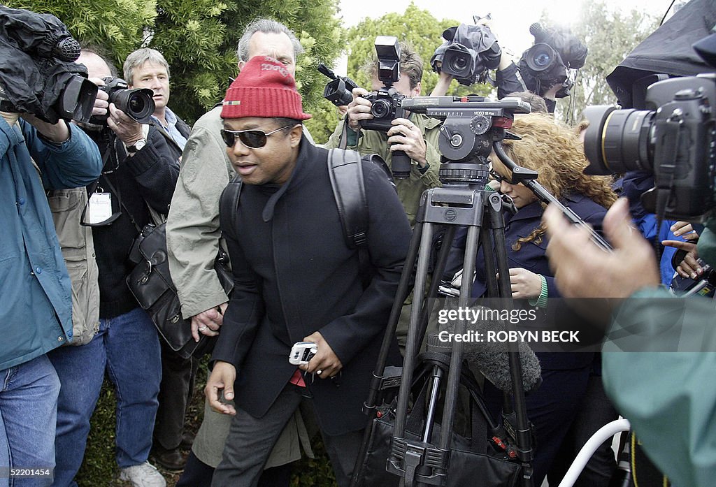 Michael Jackson Brother Randy Randy Jackson, brother of US pop star Michael Jackson, is surrounded ...
