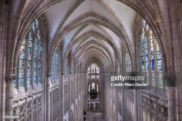 saint ouen abbey - rouen france stock pictures, royalty-free photos & images